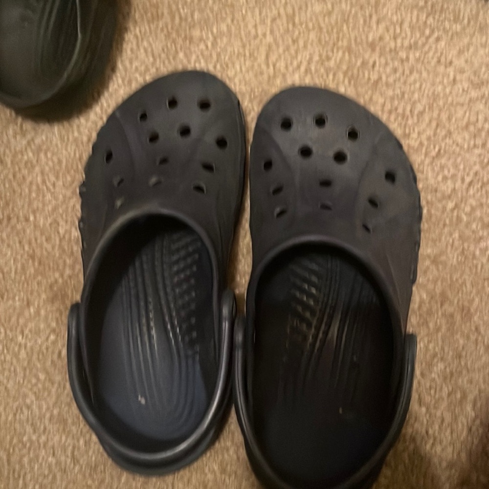 Blue crocs